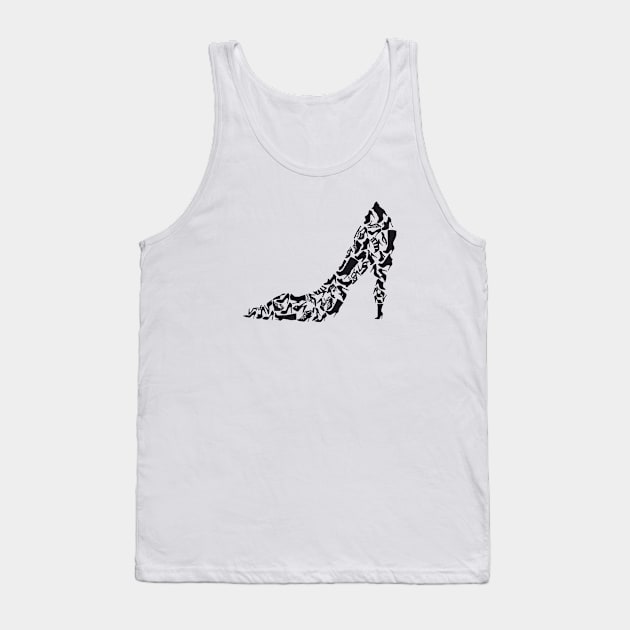 Stiletto with different shoe silhouettes Tank Top by beakraus